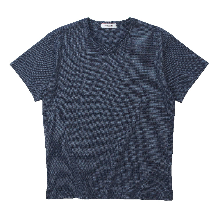 ピエクレックス VネックTシャツ 半袖（厚手）