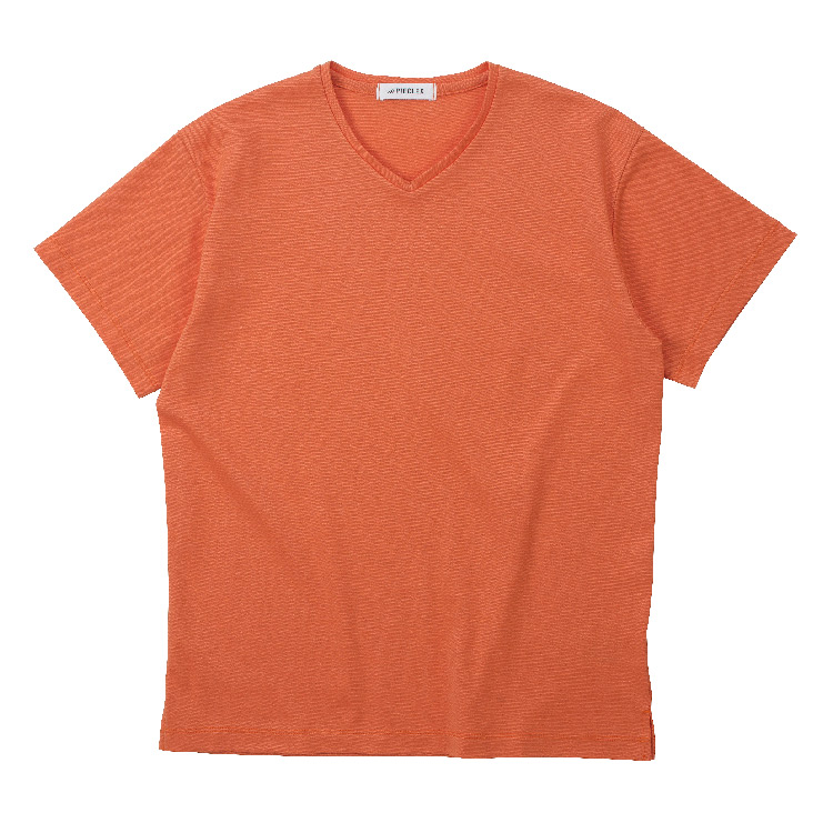 ピエクレックス VネックTシャツ 半袖（厚手）