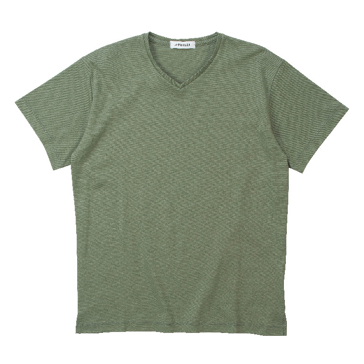 ピエクレックス VネックTシャツ 半袖（厚手）